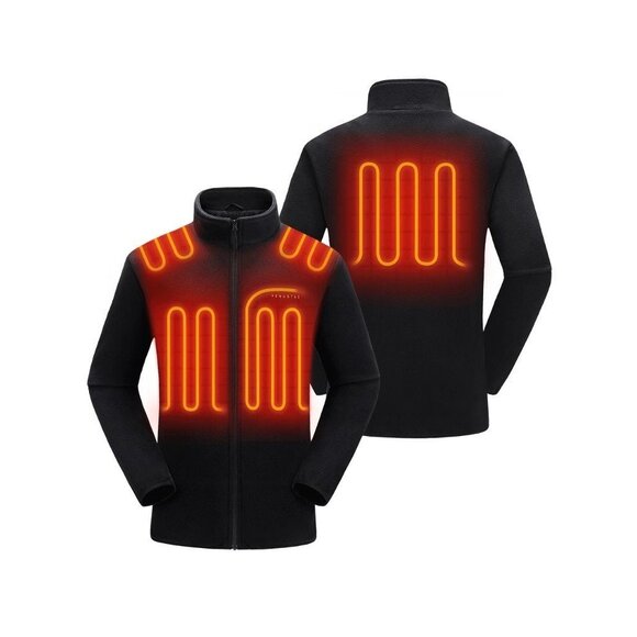 Venustas Heated Winter Jacket Men's XXL M2167 (NO BATTERY) Black Color - Picture 2 of 16